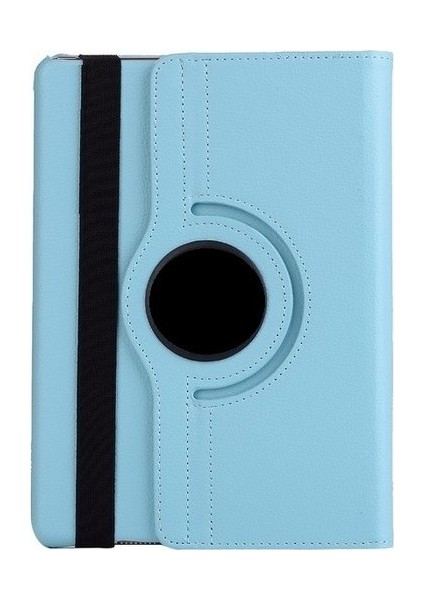 Samsung Galaxy Tab E 9.6" (T560) Kılıf Dönebilen Standlı Kapaklı Kılıf Mavi
