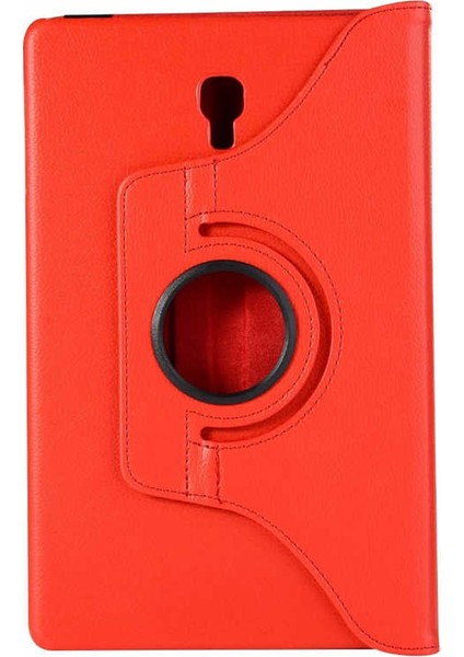 Samsung Galaxy Tab S4 (T830) Kılıf Dönebilen Standlı Kapaklı Kılıf + Nano Ekran Koruyucu Kırmızı