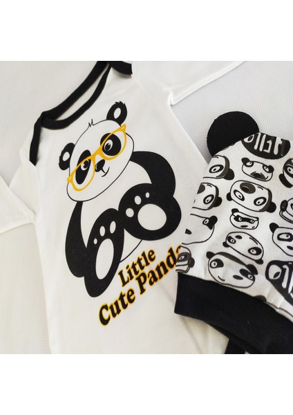 Panda Beyaz 3'lü Takım