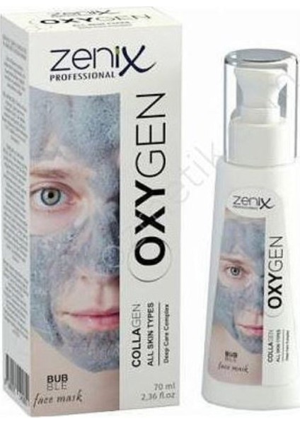 Oxygen Köpüren Yüz Maskesi Collagen 70 ml