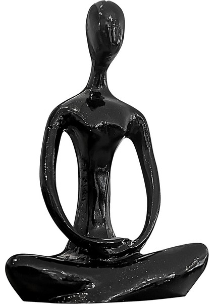 Yoga Yapan Kadın Biblo
