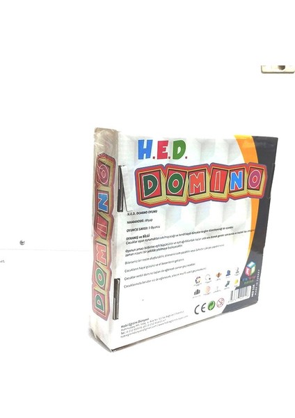 Hobi Eğitim Dünyası H.e.d - Ahşap Renkli Domino Taşı 100 Parça