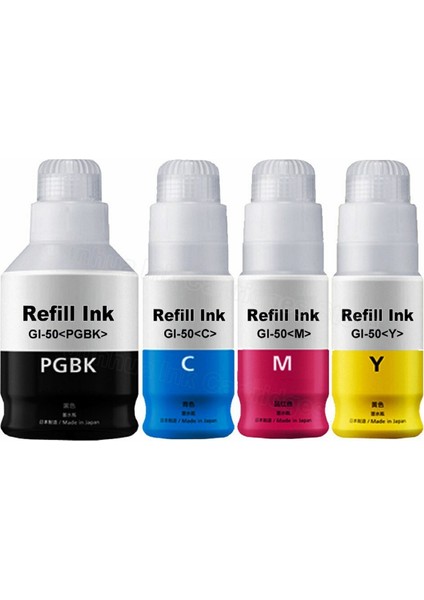 Xplus® Canon Pixma G1420 (Yeni Seri) 4 Renk Mürekkep Seti - Renkli
