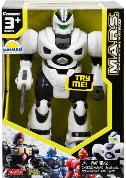 M.a.r.s. Sesli ve Işıklı Yürüyen Robot 18 cm