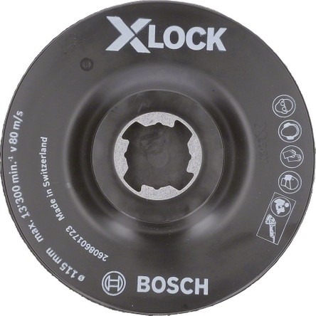 Bosch - X-Lock - Scm Merkez Delikli Taban 115 mm