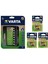 Multi Plus 8li Şarj Cihazı + 12x2100 Mah Aa Şarjlı Pil 1