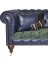 A Mobilya Dark Blue Green Leather Chesterfield 5