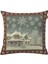 Belıeve Karlı Ev Goblen Kırlent 45*45 cm 1