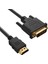 Çift Filtreli 24+1 DVI To HDMI Kablosu - 3 M 1