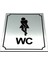 Wc Tuvalet Tabelası Bayan Komik,yönlendirme Levhası 10 cm x 12 cm 1