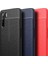 Oppo Reno 3 Kılıf Ultra Korumalı Deri Desenli Lüx Niss Silikon Kılıf + Nano Ekran Koruyucu Lacivert 2