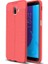 - Samsung Galaxy J6 Plus - Kılıf Auto Focus Karbon Niss Silikon Kapak - Kırmızı - T6134 1