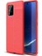 Samsung Galaxy S10 Lite (A91) Kılıf Ultra Korumalı Deri Desenli Lüx Niss Silikon Kılıf + Tam Kaplayan 5d Cam Ekran Koruyucu Kırmızı 1
