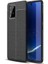 Samsung Galaxy S10 Lite (A91) Kılıf Ultra Korumalı Deri Desenli Lüx Niss Silikon Kılıf + Tam Kaplayan 6d Nano Ekran Koruyucu Siyah 1