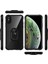 Apple iPhone x Kılıf Arkası Şeffaf Kenarları Renkli Yüzüklü Tank Kapak (Mola) 4