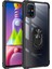 - Samsung Galaxy M51 - Kılıf Yüzüklü Arkası Şeffaf Koruyucu Mola Kapak - Siyah - T15554 1