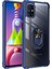 - Samsung Galaxy M51 - Kılıf Yüzüklü Arkası Şeffaf Koruyucu Mola Kapak - Lacivert - T15554 1