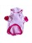 Pembe Kelebek Kapşonlu Sweat By Kemique Köpek Kazağı 4