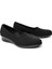 Siyah Kadın Slip On / Bağcıksız 21704351052 Felicia Black/black Textile/feather 2