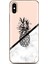 Ananas Tasarım Süper Şeffaf Silikon Telefon Kılıfı Apple iPhone XS 1