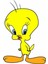 Sevimli Tweety Dekoratif Çok Amaçlı Sticker 1