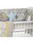 Gri Figürlü Bebek Uyku Seti 70X130 (10 Parça) 1
