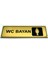 Wc Tuvalet Tabelası Bayan Bay Takım 2'li 5 cm x 15 cm 2