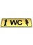 Wc Tuvalet Tabelası Bay Bayan Yönlendirme Levhası 5 cm x 15 cm 1