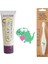 Jack N'jill Bebek Diş Macunu Diş Fırçası Set( Dino Fırça- Frenküzümü Aromalı Macun 1