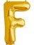 16 Inc 36 cm Folyo Balon F Harfi Gold 1