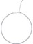 Merano Design 3 mm Su Yolu Choker, Rhodium, Crystal 1