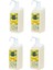 Limon Kolonyası 80° 1 lt Sprey Başlıklı 4 Adet 1