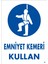 Emniyet Kemeri Kullan Levhası - 0058 1