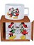 Mickey Mouse Minnie Mouse Yılbaşı Doğal Ahşap Kutulu Kupa 1