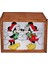 Mickey Mouse Minnie Mouse Yılbaşı Doğal Ahşap Kutulu Kupa 4