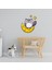 Dekoratif Baykuş Çocuk Odası Sticker Etiket 1