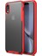 - Apple iPhone XR 6.1 - Kılıf Koruyucu Sert Volks Kapak - Kırmızı - T10136 1