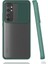 - Xiaomi Mi Note 10 Lite - Kılıf Slayt Sürgülü Arkası Buzlu Lensi Kapak - Koyu Yeşil - T15452 1