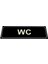 Wc Tuvalet Tabelası Kapı Yönlendirme Levhası 5 cm x 15 cm 1
