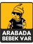 Arabada Bebek Var Sticker 00650 1