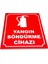 Yangın Söndürme Çihazı Duvar Yönlendirme Levhası 10 cm x 12 cm 1