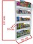Duru Montessori Kitaplık 5 Raflı Mdf Kitaplık 2