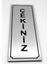 Itiniz Çekiniz Kapı Yönlendirme Levhası Takım 2 Adet 5 cm x 15 cm 3