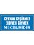 Ceryan Geçirmez Eldiven Giymek Mecburidir 2.6 mm PVC Uyarı Levhası 17 x 35 cm 1
