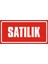 Satılık (Kendinden Yapışkanlı Etiket) 17 x 35 cm 1