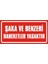 Şaka ve Benzeri Hareketler Yasaktır 2.6 mm PVC Uyarı Levhası 17 x 35 cm 1