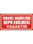 Yabancı Maddelerin Depo Edilmesi Yasaktır 2.6 mm PVC Uyarı Levhası 17 x 35 cm 1