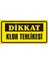 Dikkat Klor Tehlikesi 2.6 mm PVC Uyarı Levhası 17 x 35 cm 1