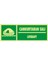 Fotolümen Cankurtaran Salı / Liferaft 2.6 mm PVC Uyarı Levhası 10 x 30 cm 1