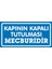 Kapının Kapalı Tutulması Mecburidir 2.6 mm PVC Uyarı Levhası 17 x 35 cm 1